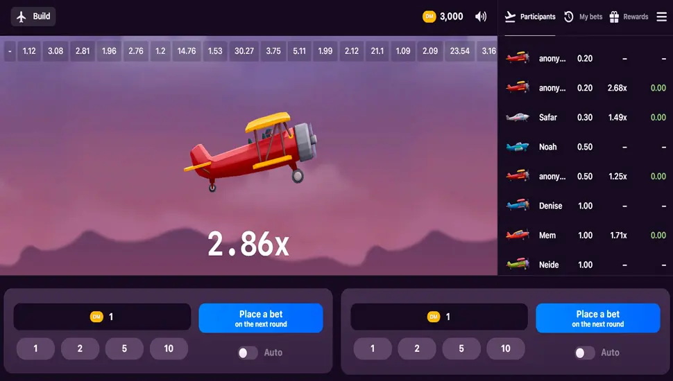 Aviatrix Crash game customization